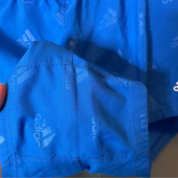 Adidas cobalt Blue Logo Athletic Shorts size small - Picture 4 of 6